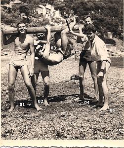 ECOLE D APPRENTISSAGE DE LA MARINE 1956 A 1959 PROMO PLAGE DE FABREGAS TOULON 1950 N01